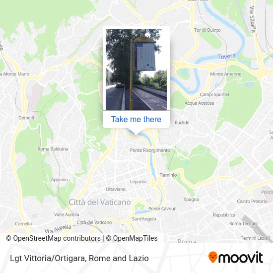 Lungotevere Vittoria/Ortigara map