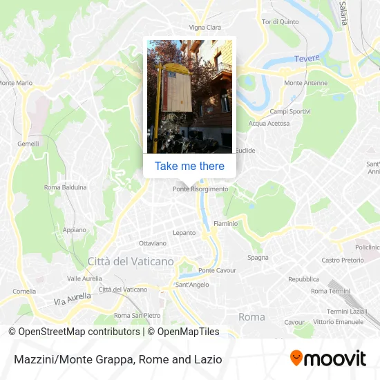 Mazzini/Monte Grappa map