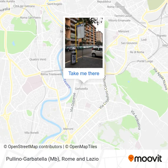 Pullino-Garbatella (Mb) map
