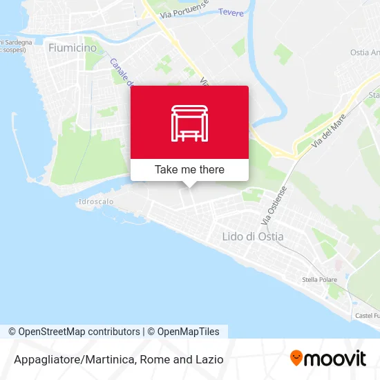 Appagliatore/Martinica map