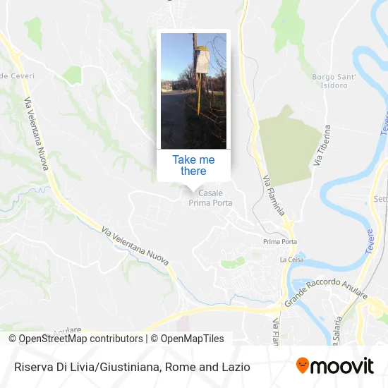 Livia Reserve/Giustiniana map