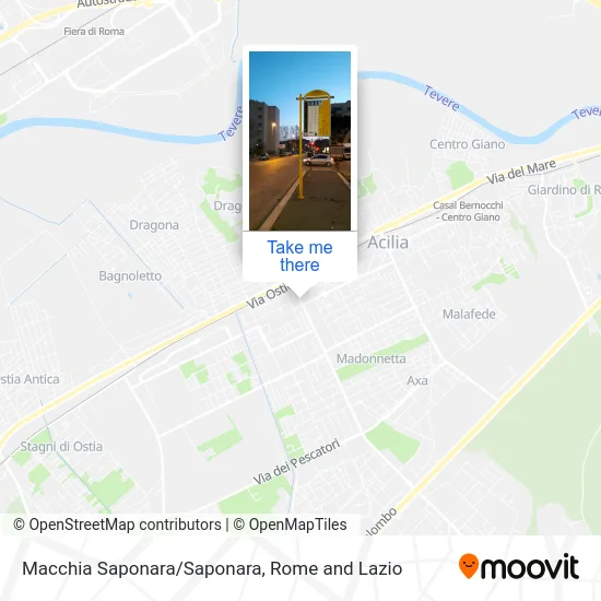 Macchia Saponara/Saponara map