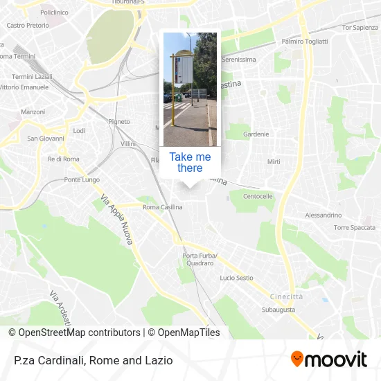 Cardinals Square map