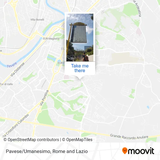 Pavese/Umanesimo map