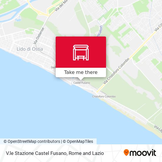 V.le Stazione Castel Fusano map