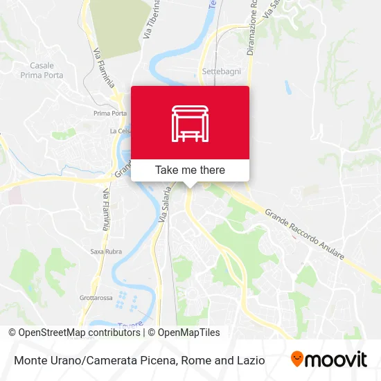 Monte Urano/Camerata Picena map
