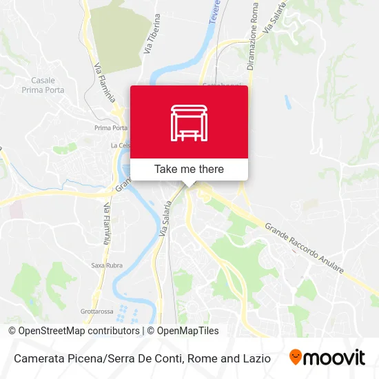 Camerata Picena/Serra De Conti map