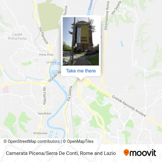 Camerata Picena/Serra De Conti map