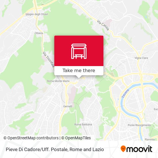 Pieve Di Cadore/Uff. Postale map