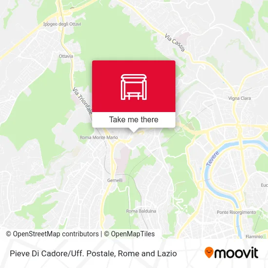 Pieve Di Cadore/Uff. Postale map