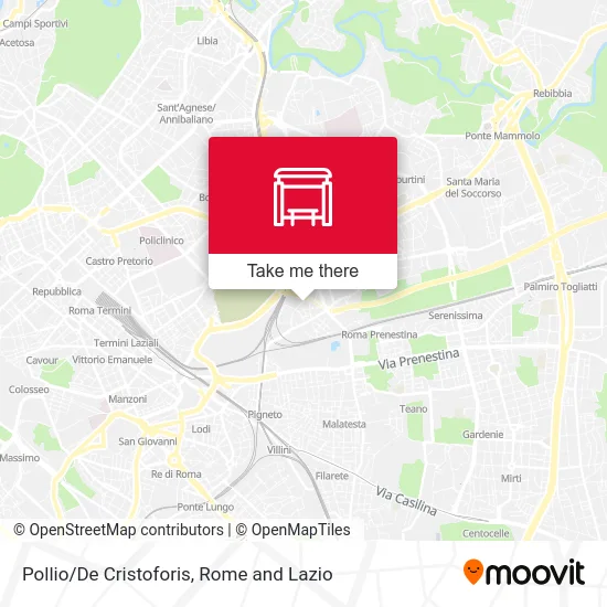 Pollio/De Cristoforis map