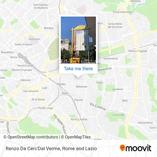 Renzo Da Ceri/Dal Verme map