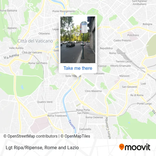 Lungotevere Ripa/Ripense map