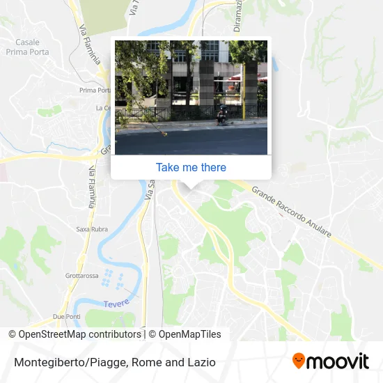 Montegiberto/Piagge map