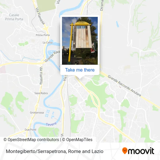 Montegiberto/Serrapetrona map