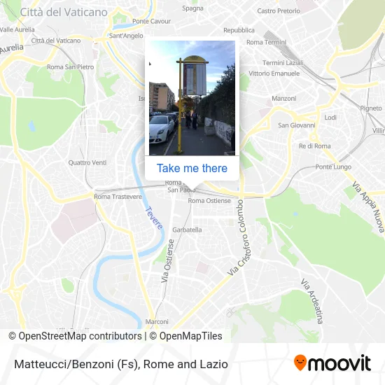 Matteucci / Benzoni (Railway Station) map