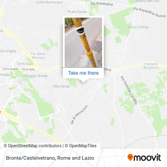 Bronte/Castelvetrano map