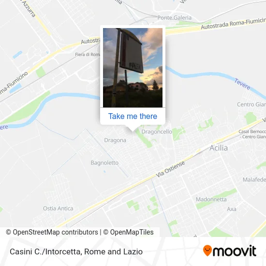 Casini C./Intorcetta map