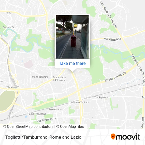 Togliatti/Tamburrano map