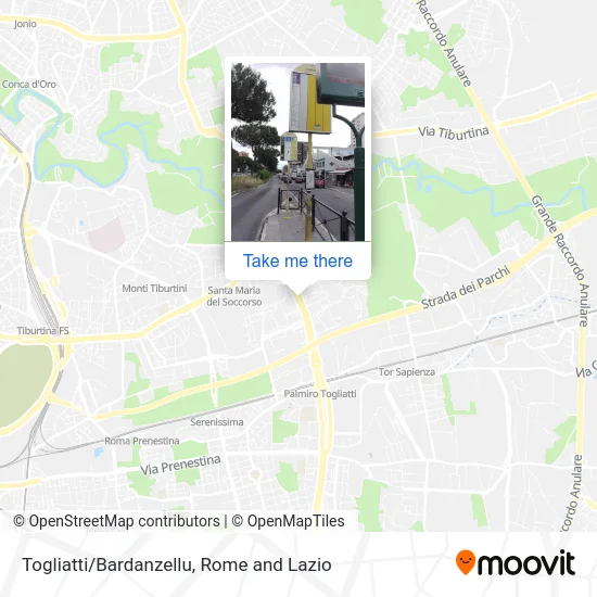 Togliatti/Bardanzellu map