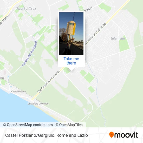 Castel Porziano/Gargiulo map