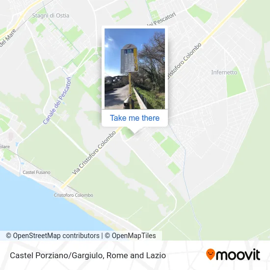 Castel Porziano/Gargiulo map