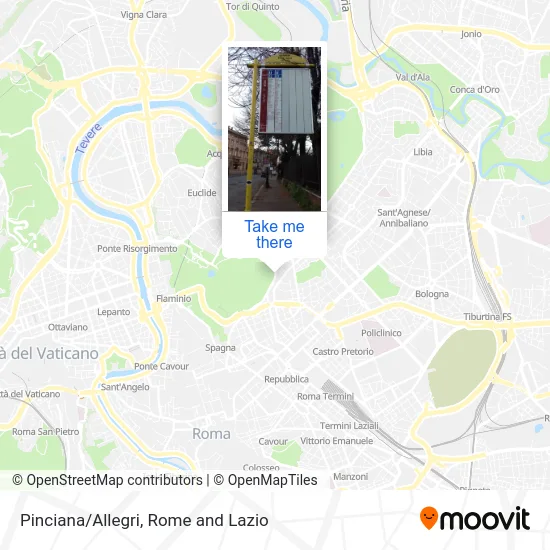 Pinciana/Allegri map