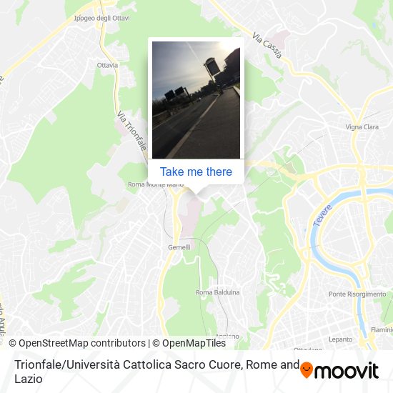Trionfale / Università Cattolica Sacro Cuore map