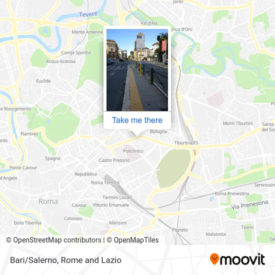Bari/Salerno map