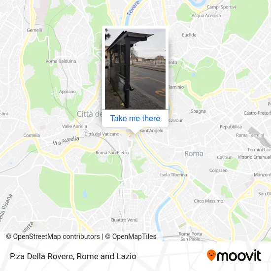 P.za Della Rovere map