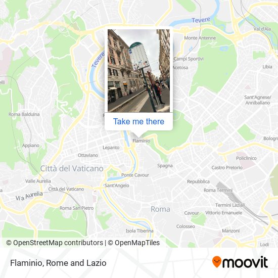 Flaminio map