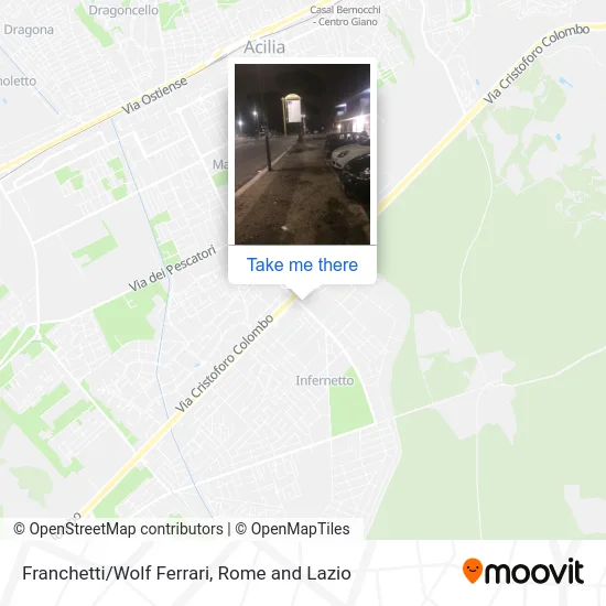 Franchetti/Wolf Ferrari map