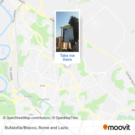 Bufalotta/Bracco map