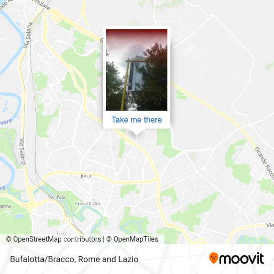 Bufalotta/Bracco map