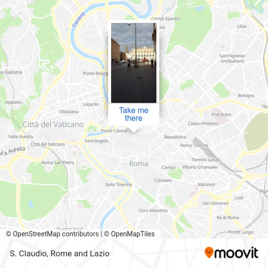 S. Claudio map