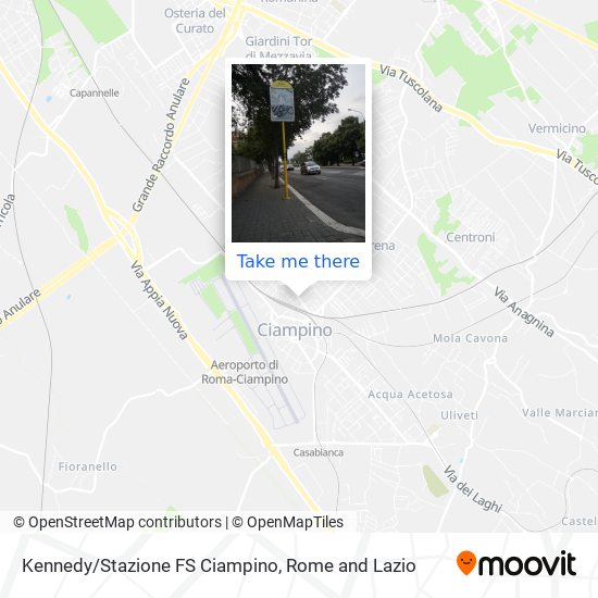 Kennedy/Stazione FS Ciampino map