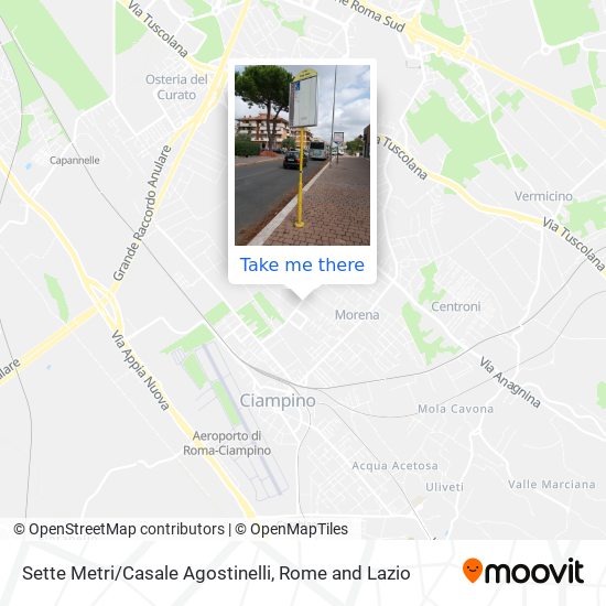 Sette Metri/Casale Agostinelli map