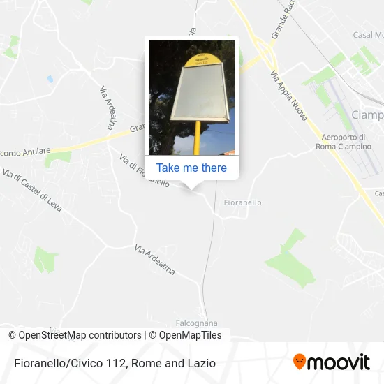 Fioranello/Number 112 map