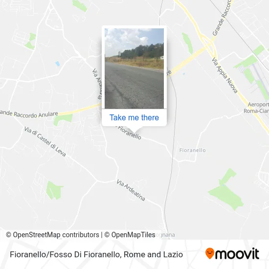 Fioranello/Fosso Di Fioranello map