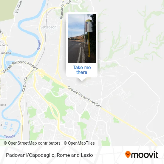 Padovani/Capodaglio map