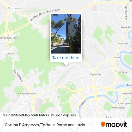 Cortina D'Ampezzo/Torbole map