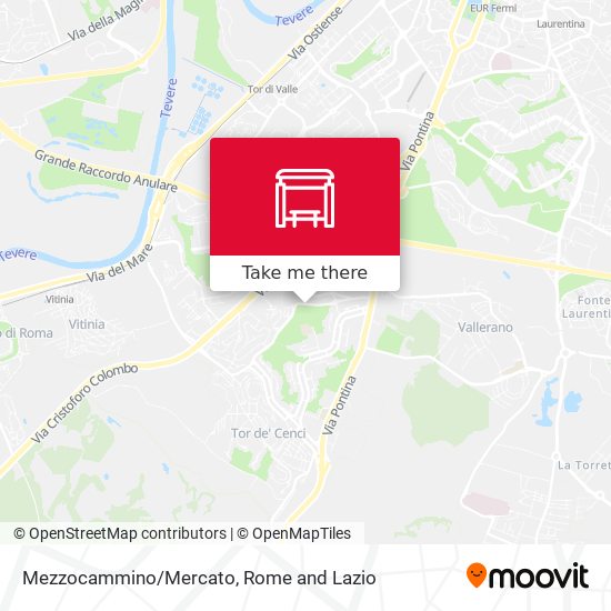 Mezzocammino/Mercato map