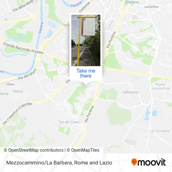 Mezzocammino/La Barbera map