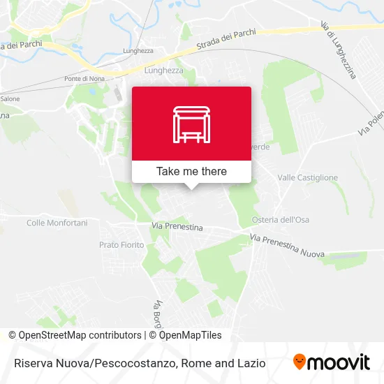 Riserva Nuova/Pescocostanzo map