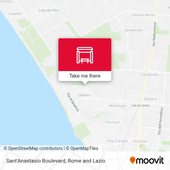 Sant'Anastasio Boulevard map