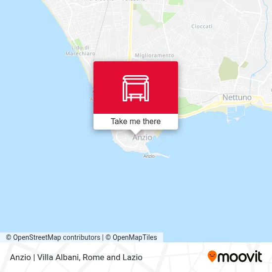 Anzio | Villa Albani map