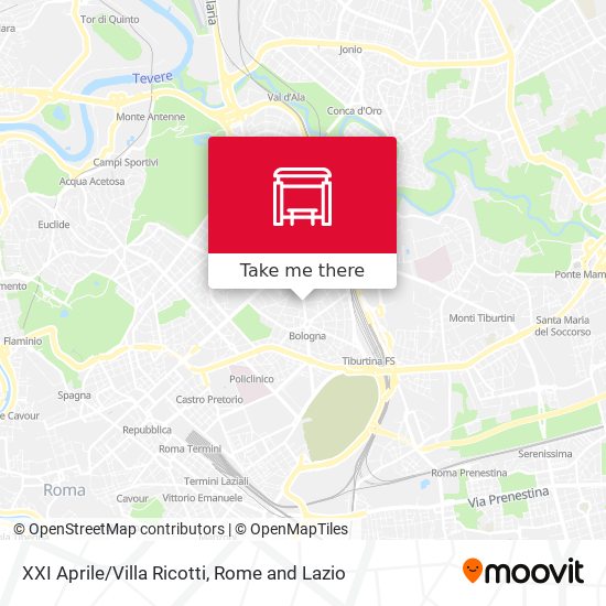 XXI Aprile/Villa Ricotti map