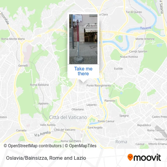 Oslavia/Bainsizza map