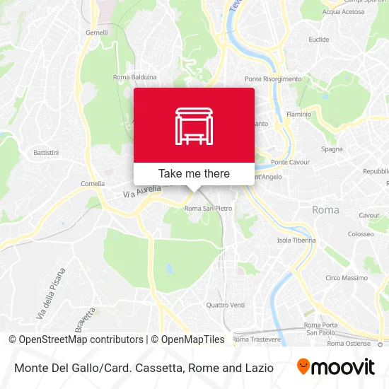 Monte Del Gallo/Card. Cassetta map