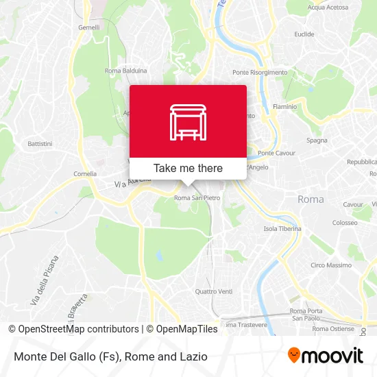 Monte Del Gallo (Station) map